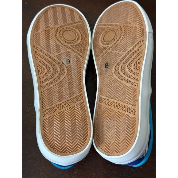 Aldi Gear Canvas Slip-Ons Blue Multi ICONIC Colors Shoes Women's Size 8 NEW! - Picture 7 of 8